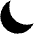 Moon Sharp Icon from Ionic Sharp Set