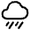 Rainy Outline Icon from Ionic Outline Set