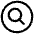 Search Circle Outline Icon from Ionic Outline Set