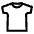 Shirt Outline Icon from Ionic Outline Set