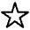 Star Outline Icon from Ionic Outline Set