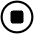 Stop Circle Outline Icon from Ionic Outline Set