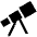 Telescope Sharp Icon from Ionic Sharp Set