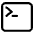 Terminal Outline Icon from Ionic Outline Set