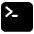 Terminal Icon from Ionic Filled Set