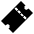 Ticket Sharp Icon from Ionic Sharp Set