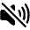 Volume Mute Icon from Ionic Filled Set