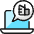 Real Estate App Building Laptop Icon from Ultimate Colors Set