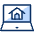Laptop Home icon - Free transparent PNG, SVG. No sign up needed.
