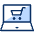 Laptop Shopping Cart icon - Free transparent PNG, SVG. No sign up needed.