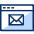 Window Email Icon from Cyber Duotone Set