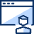 Window User Icon from Cyber Duotone Set | Free Download as SVG Vector and Transparent PNG | Streamline icons