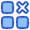 Application Delete Cross Icon from Plump Duo Set