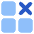 Application Delete Cross Icon from Core Flat Set