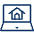 Laptop Home icon - Free transparent PNG, SVG. No sign up needed.