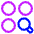 Plugin Module Search Icon from Plump Neon Set