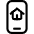 Real Estate App House Smartphone Icon from Ultimate Regular Set