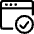 App Window Check Icon from Ultimate Regular Set
