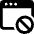 App Window Disable Icon from Ultimate Bold Set