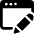 App Window Edit Icon from Ultimate Bold Set