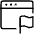 App Window Flag Icon from Ultimate Light Set