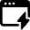App Window Flash Icon from Ultimate Bold Set