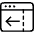 App Window Move Left Icon from Ultimate Light Set