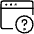 App Window Question Icon from Ultimate Light Set