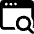 App Window Search 1 Icon from Ultimate Bold Set
