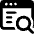 App Window Search Text Icon from Ultimate Bold Set