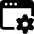 App Window Settings Icon from Ultimate Bold Set