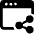 App Window Share Icon from Ultimate Bold Set