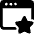 App Window Star 1 Icon from Ultimate Bold Set