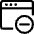 App Window Subtract Icon from Ultimate Regular Set