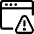 App Window Warning Icon from Ultimate Regular Set