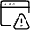App Window Warning Icon from Ultimate Light Set