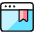 App Window Bookmark Icon from Ultimate Colors Set