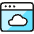 App Window Cloud Icon from Ultimate Colors Set