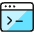 App Window Code Icon from Ultimate Colors Set