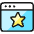 App Window Star Icon from Ultimate Colors Set