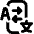 Coding Apps Website Translation Smartphone Icon from Ultimate Bold Set