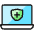 Laptop Shield Icon from Ultimate Colors Set