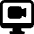Monitor Camera Icon from Ultimate Bold Set
