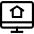 Monitor Home Icon from Ultimate Regular Set