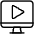Monitor Play Icon from Ultimate Light Set