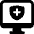 Monitor Shield 1 Icon from Ultimate Bold Set