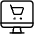 Monitor Shopping Cart Icon from Ultimate Light Set
