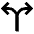 Arrows Split Left Right Icon from Atlas Line Set