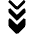 Arrow Double Down 1 Icon from Ultimate Bold - Free Set