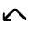 Arrow Bounce Down Left Icon from Rounded Line - Material Pro Set